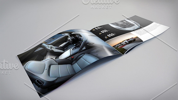 Wide Format Booklet PSD Mockups in Print Mockups - product preview 8