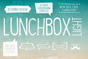 Lunchbox Light + Webfonts