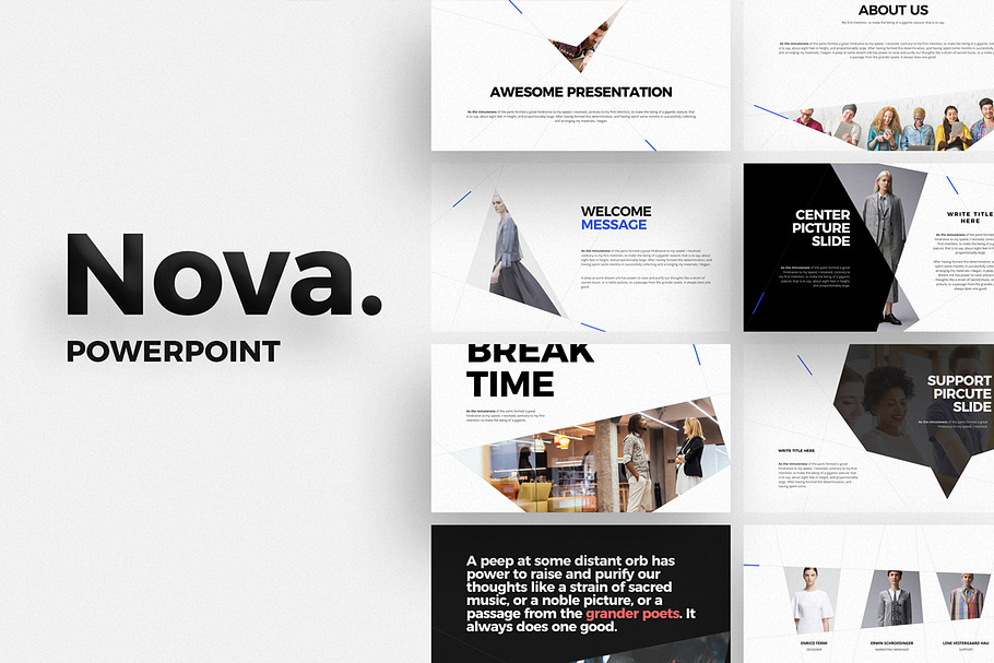 NOVA Powerpoint template in PowerPoint Templates - product preview 8