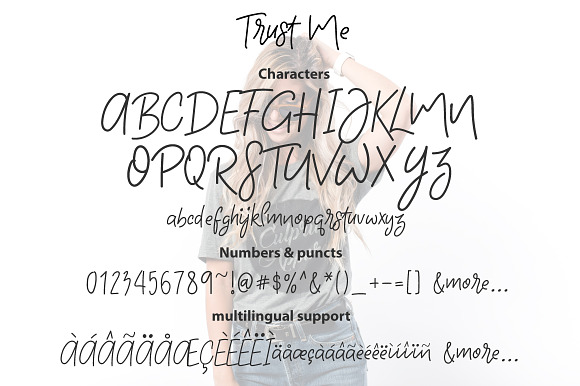 Trust me | Handwritten Font & 9Logos in Script Fonts - product preview 8