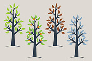 4 Season trees