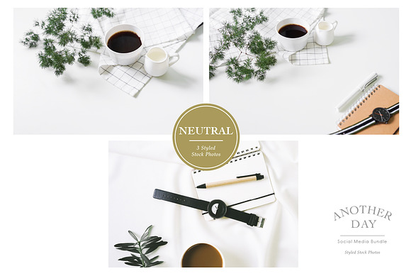 Neutral Desk Styled Stock Photos in Mobile & Web Mockups - product preview 1