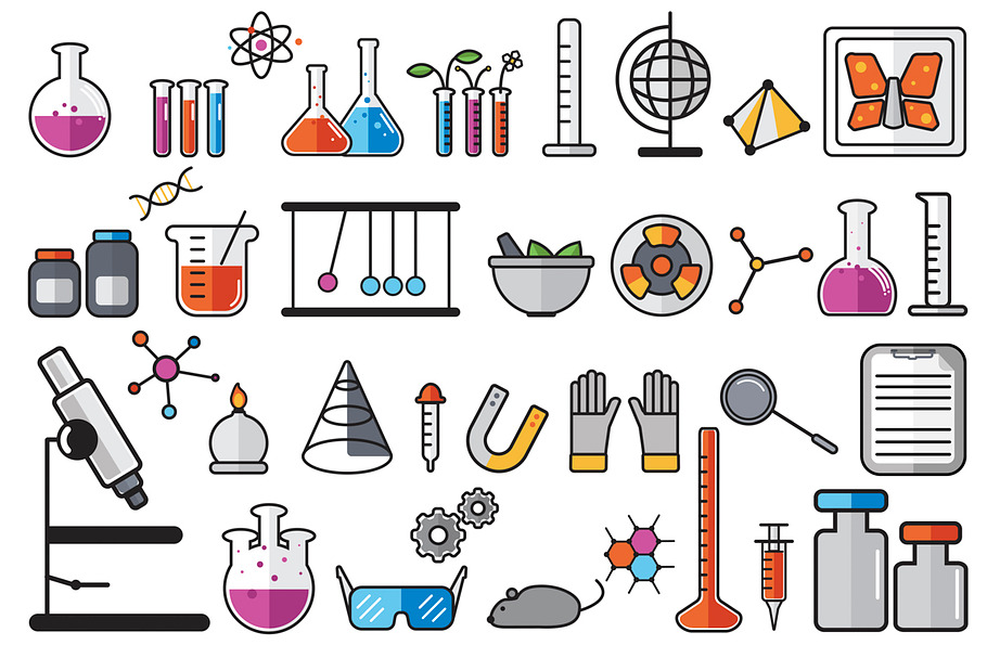 Illustration of chemistry laboratory in Illustrations - product preview 8