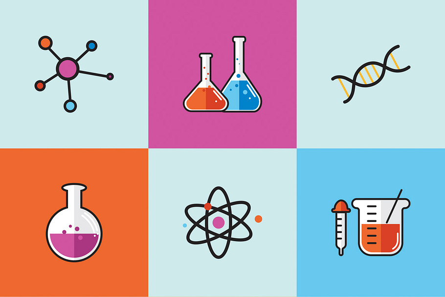 Illustration of chemistry laboratory