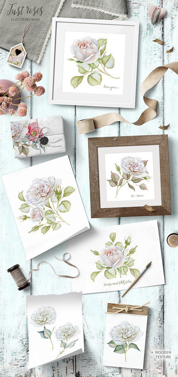 15% OFF Watercolor Floral Collection in Illustrations - product preview 1