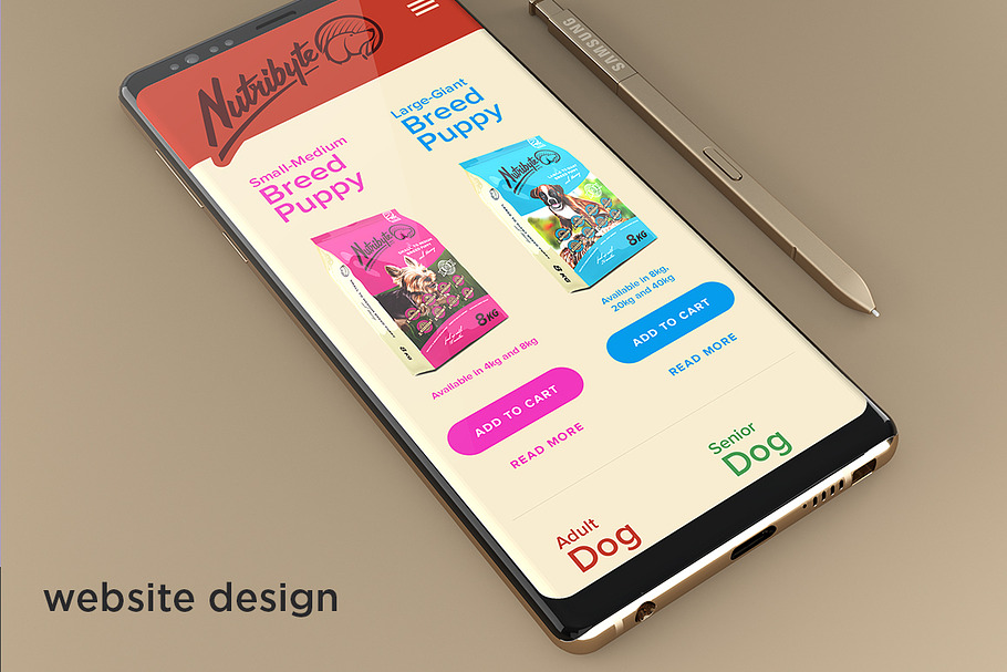 Samsung Galaxy Note 8 Design Mockup