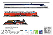 Evolution set of trains