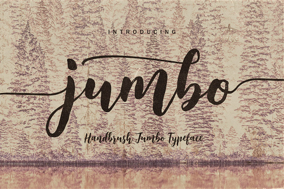 Jumbo Font Trio in Script Fonts - product preview 4