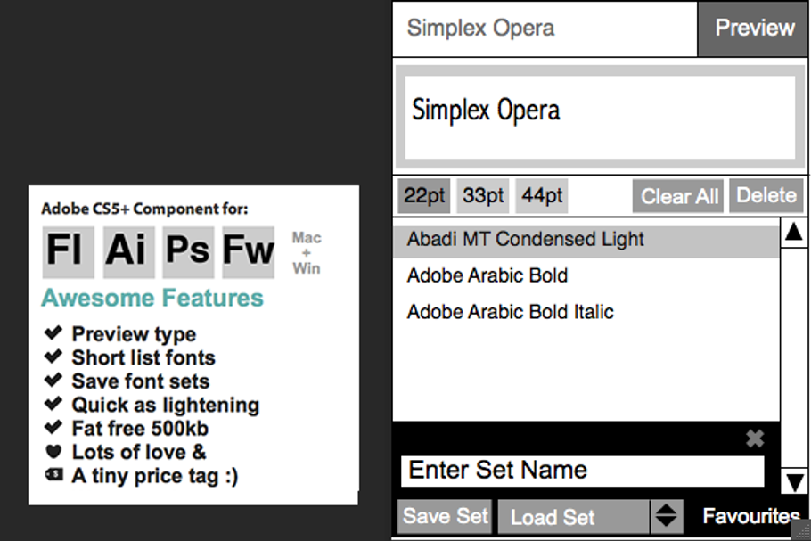 Preview Fonts in Photoshop Plugins - product preview 8