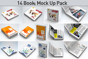 14 Book Pack Mock Up