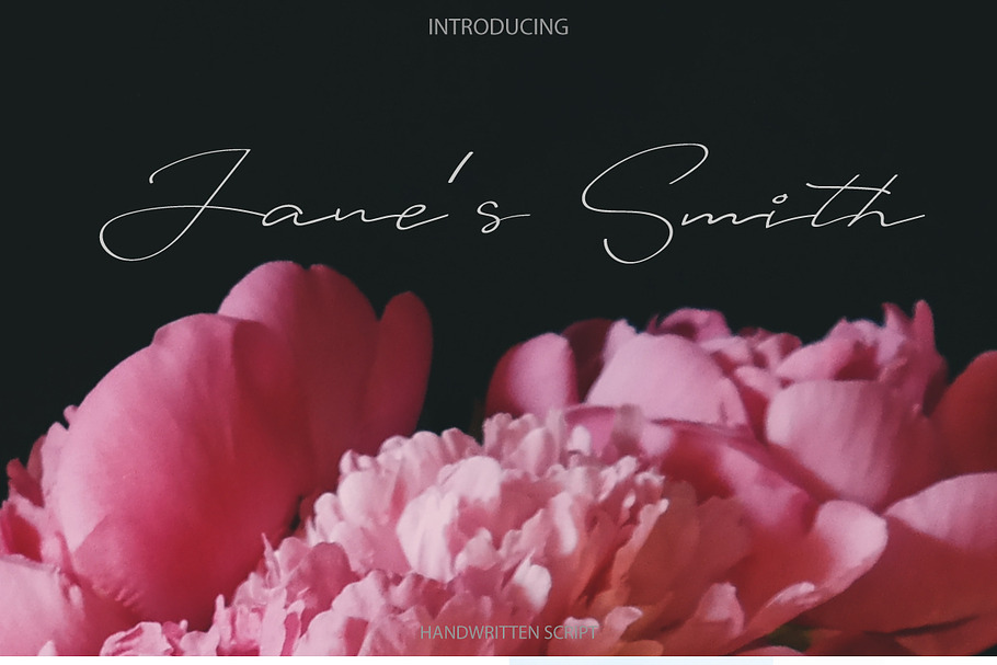 Janes Smith | Handwritten font in Script Fonts - product preview 8