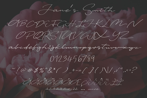 Janes Smith | Handwritten font in Script Fonts - product preview 6