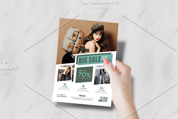 Fashion Flyer Template in Flyer Templates - product preview 3