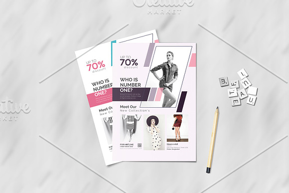 Fashion Flyer Template in Flyer Templates - product preview 4