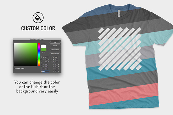Mens CVC Crew Mockups in Product Mockups - product preview 1