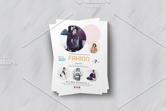Fashion Flyer Template in Flyer Templates - product preview 1