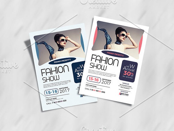 Fashion Flyer Template in Flyer Templates - product preview 1