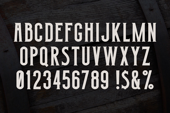 Oak Barrel - Whiskey Label Font in Display Fonts - product preview 1