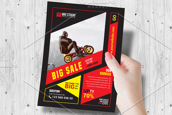PROMOTION Flyer Template in Flyer Templates - product preview 2
