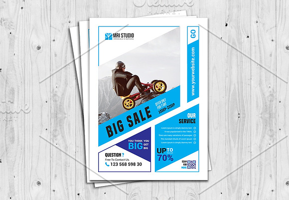 PROMOTION Flyer Template in Flyer Templates - product preview 3