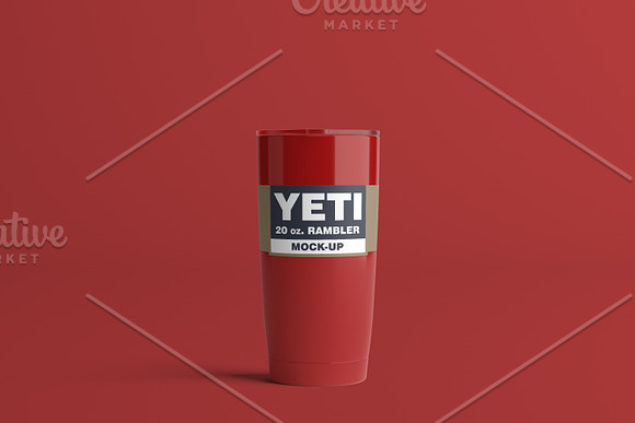 20oz. Yeti Cup / Tumbler Mock-Up #2 in Product Mockups - product preview 4