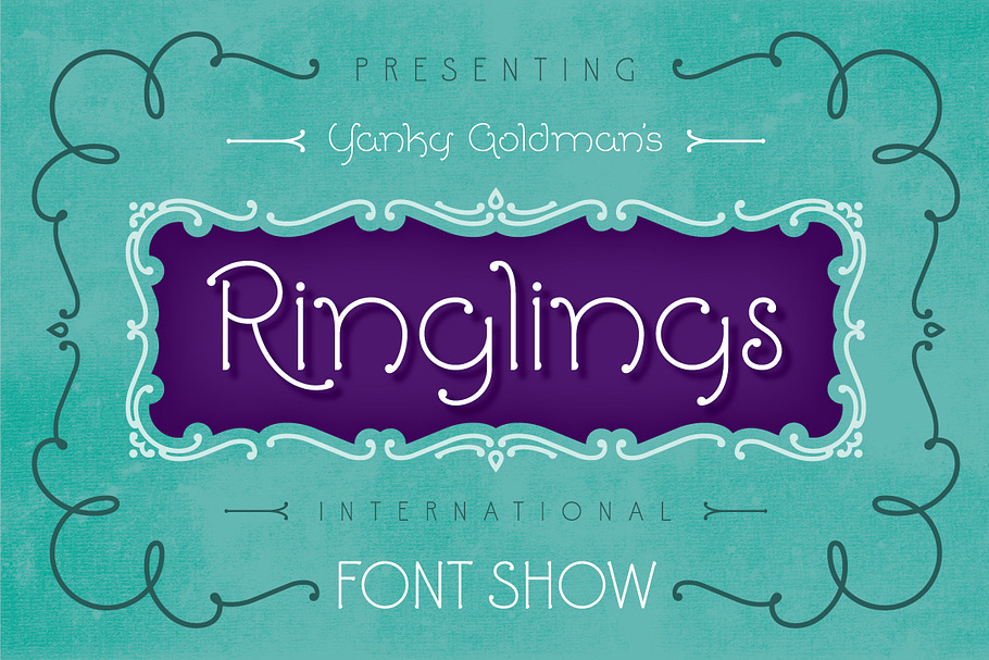 Ringlings in Display Fonts - product preview 8
