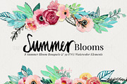 Summer Blooms Watercolors