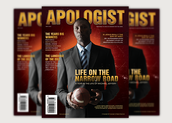 Apologist Church Magazine Cover in Magazine Templates - product preview 1