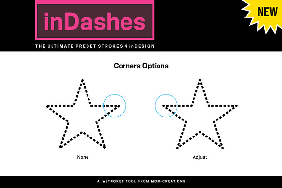 inDashes - Preset Strokes 4 inDesign in Photoshop Shapes - product preview 2