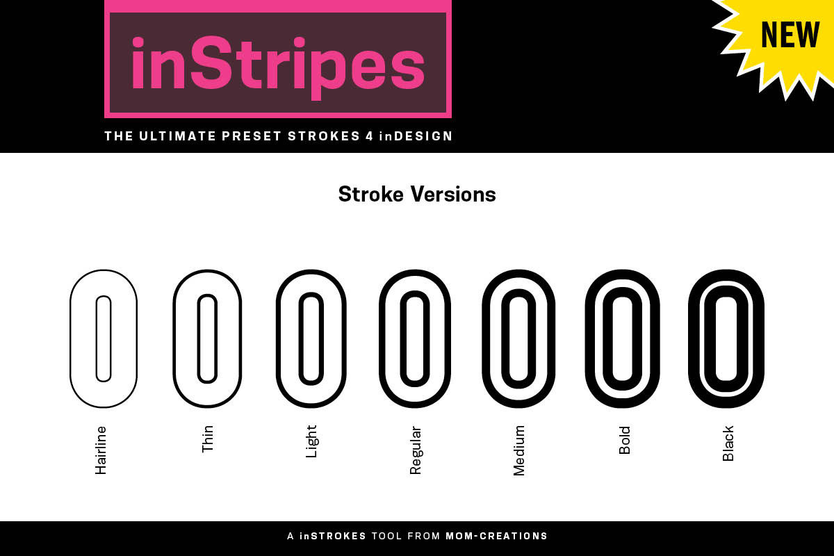 inStripes -Preset Strokes 4 inDesign in Photoshop Shapes - product preview 8