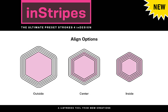 inStripes -Preset Strokes 4 inDesign in Photoshop Shapes - product preview 4