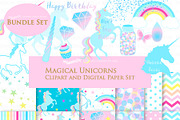 Magical Unicorns, Einhorn, Blue