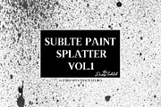 Subtle Paint Splatter Vol. 1