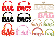 Word of bag in the form of a logotyp