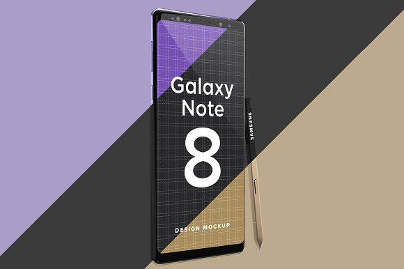 Samsung Galaxy Note 8 Design Mockup in Mobile & Web Mockups - product preview 6