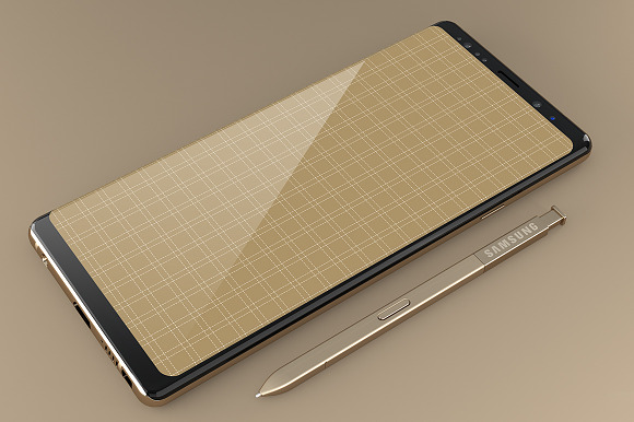 Samsung Galaxy Note 8 Design Mockup in Mobile & Web Mockups - product preview 7