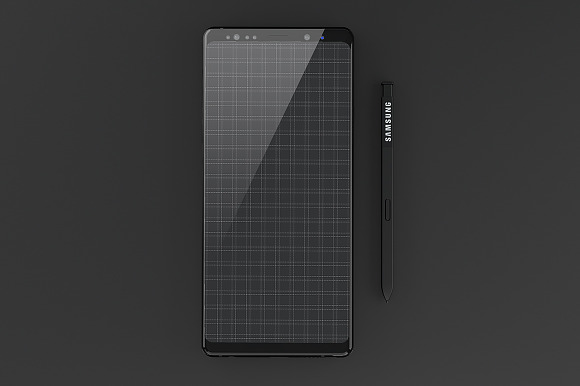 Samsung Galaxy Note 8 Design Mockup in Mobile & Web Mockups - product preview 8