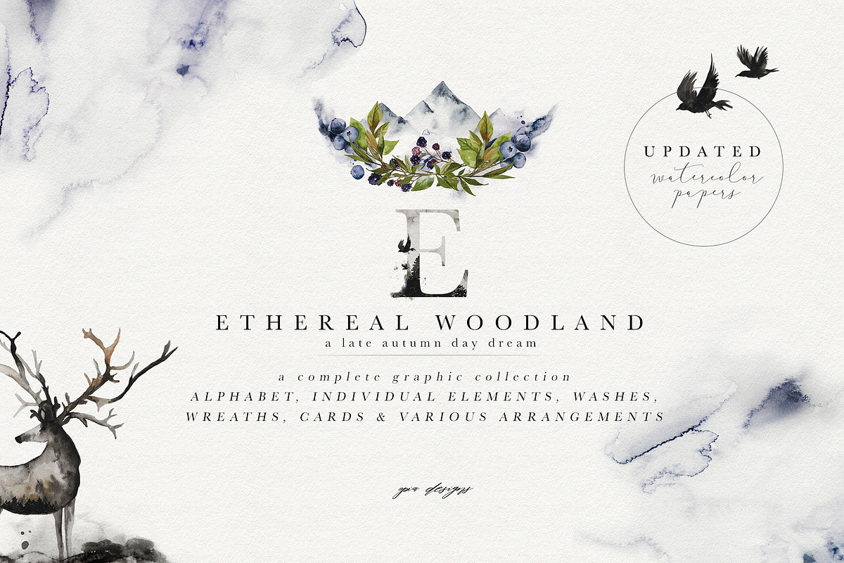 Ethereal Woodland - Graphic Set in Objects - product preview 8