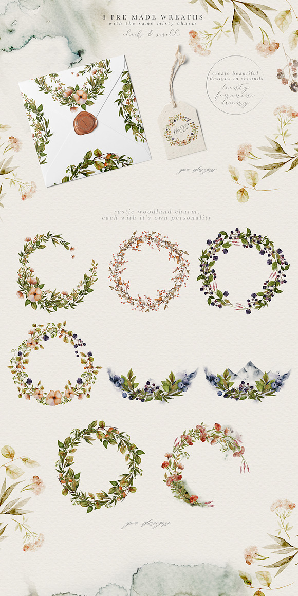 Ethereal Woodland - Graphic Set in Objects - product preview 4