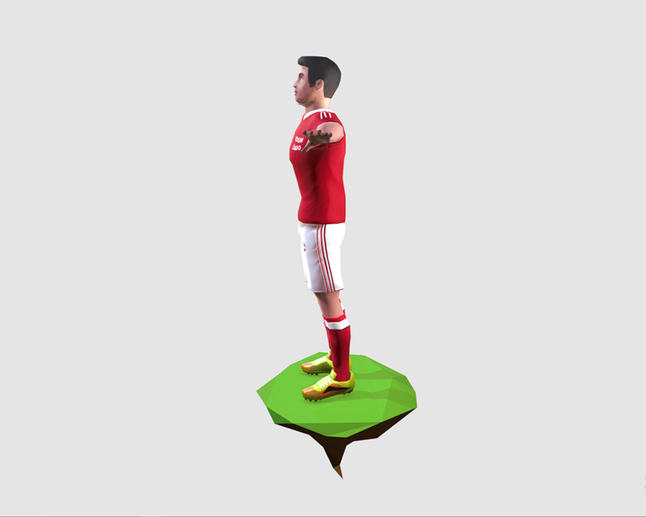 Game Ready Soccer Player  in Characters - product preview 1
