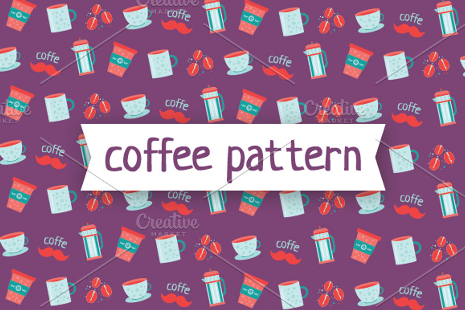 Coffe pattern