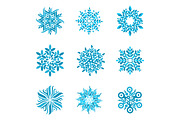 Snowflake vector logo