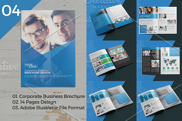 10 Multi-pages Brochure -Big Bundle in Brochure Templates - product preview 3