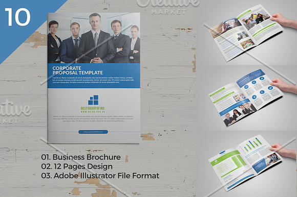10 Multi-pages Brochure -Big Bundle in Brochure Templates - product preview 9