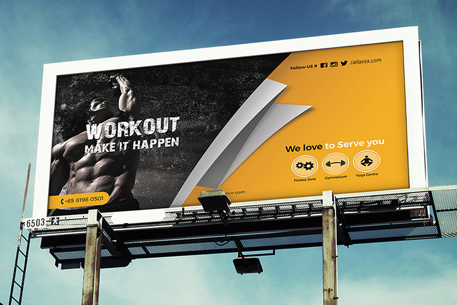 Billboard in Flyer Templates - product preview 8