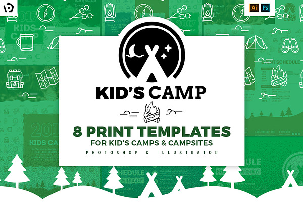Kids Camp Templates Pack