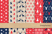 Christmas Digital Paper Collections
