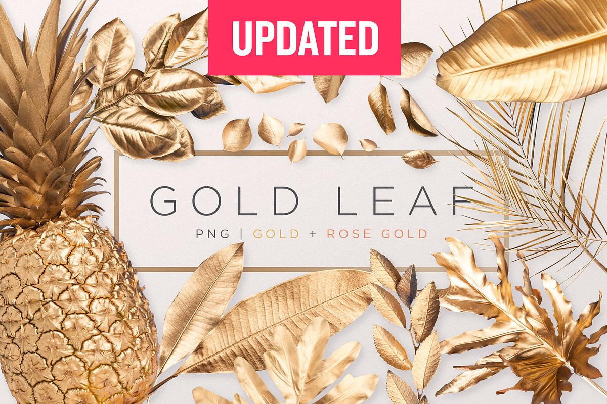 Gold Leaves in Objects - product preview 8