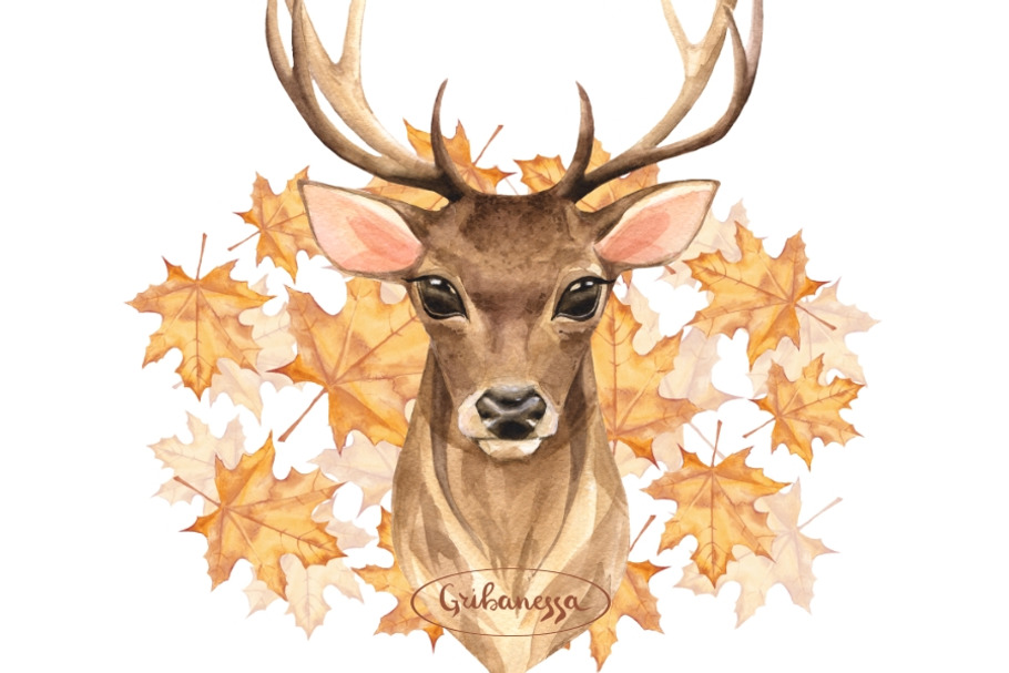 Noble Deer. Autumn