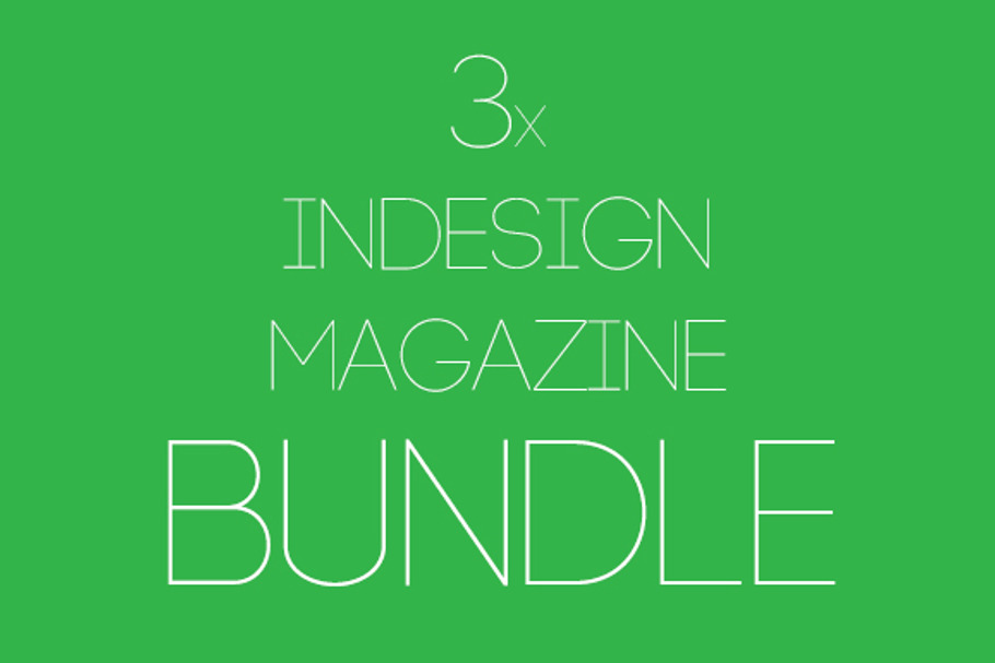 3x Magazine Bundle vol.2 in Magazine Templates - product preview 8